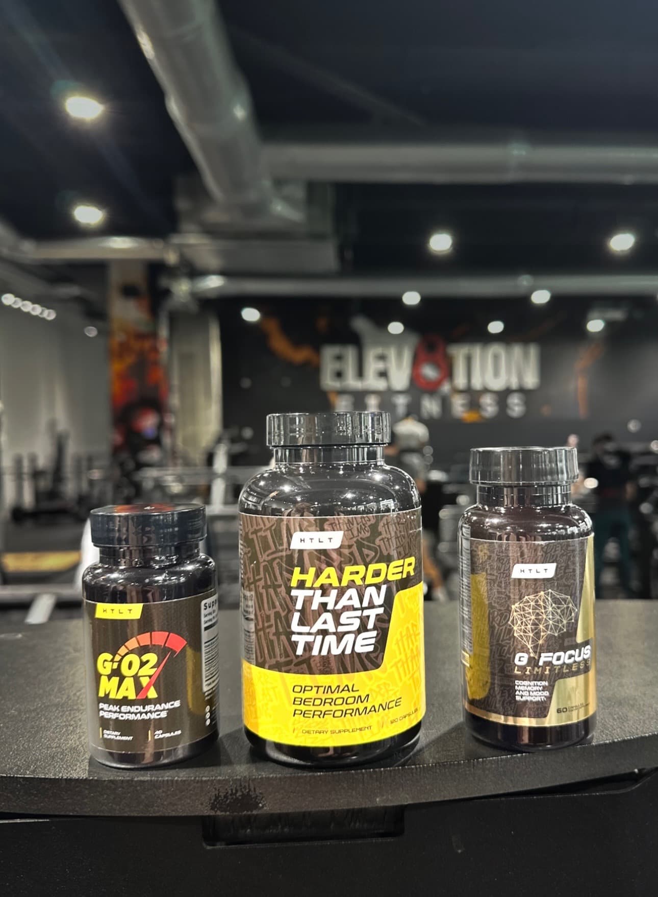 HTLT products on a table